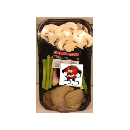 REVUELTO CHAMPIÑON-SETAS-AJETES-ESPÁRRAGOS