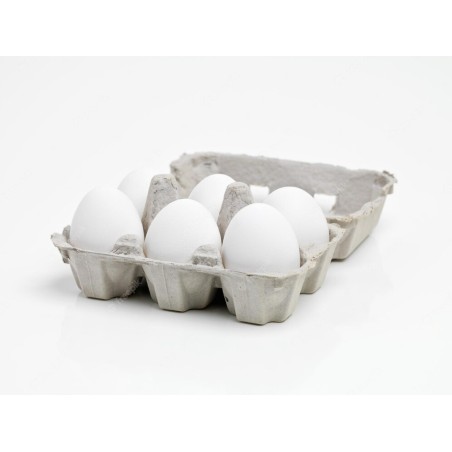 HUEVOS ESTUCHE 1/2 DOCENA XL