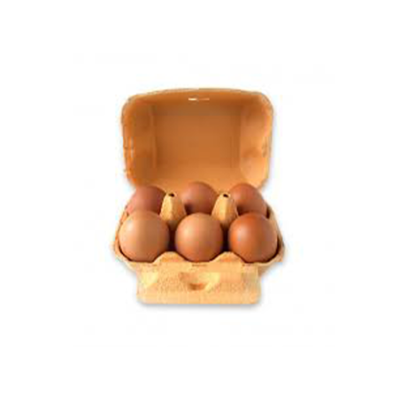 HUEVOS CAMPEROS ESTUCHE 1/2 DOCENA L