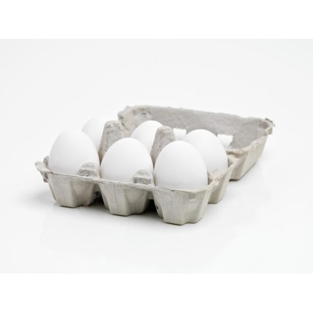 HUEVOS ESTUCHE 1/2 DOCENA XL